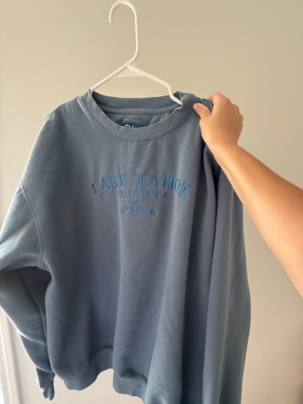 Blue 84 Lake Tahoe California Crewneck Sweatshirt - Dusty Blue